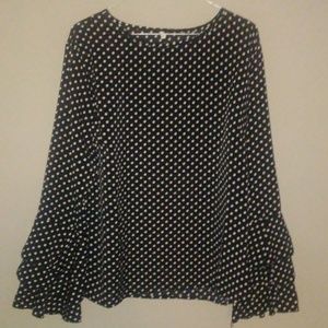 Womans polk a dot blouse 2xl